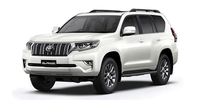 Land Cruiser prado-crystal white