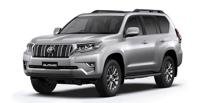 Land Cruiser prado-metallic silver