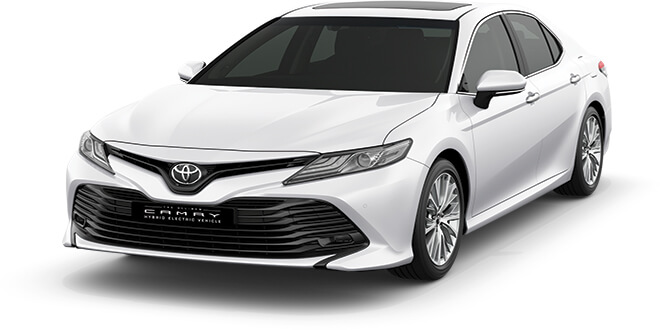 2019 toyota camry - white