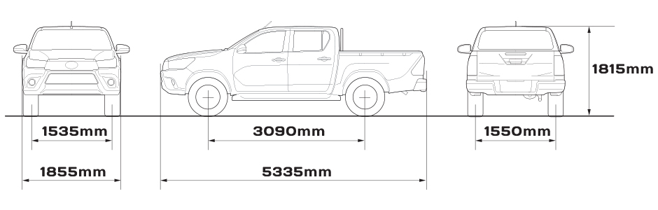 Toyota Hilux 2019 - spec